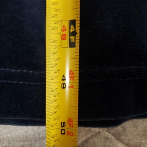 Vintage Lanz Embroidered Floral Maxi Dress Long Sleeve Blue Modest Womens Sz XL - Picture 12 of 13